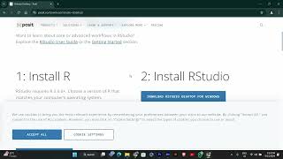 How To Download and Install RStudio 2024  Quick Help [upl. by Tiras]