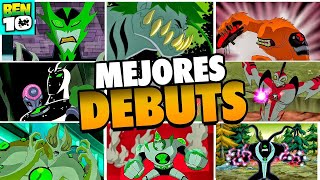 LOS MEJORES 13 DEBUTS ALIENIGENAS DE TODO BEN 10 frio10mil ben10 [upl. by Janus]