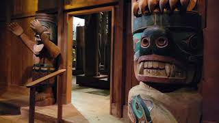 Enter the traditional Kwakiutl House of the late Jonathon Hunt Chief Kwakwabalasami Royal BC Museum [upl. by Droffats107]