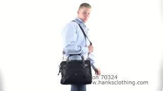 Filson 70324 Tablet Briefcase Walk On Video [upl. by Leirrad668]