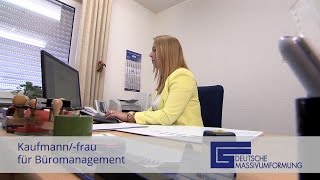 Ausbildung zur Kauffrau  zum Kaufmann für Büromanagement [upl. by Anail]