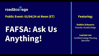 FAFSA Ask Us Anything [upl. by Nageem]