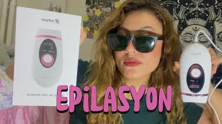 Evde Epilasyon 💪🏻🌺xiaomi inface ipl removal epilasyon beauty lazer [upl. by Daj]