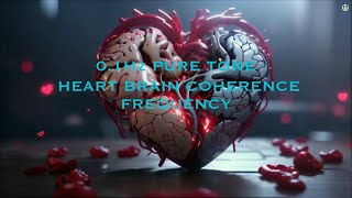 01 hertz frequency pure tone  Heart Brain coherence with binaural beats for meditation [upl. by Herminia]