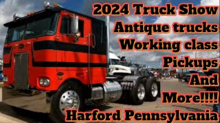 2024 truck Show Hartford PA peterbilt mack automobile pickup automobile kenworth automobile [upl. by Malek]