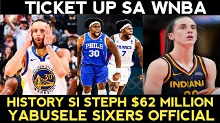 Stephen Curry contract history 62 Million Yabusele official na sa Sixers Ticket up sa WNBA [upl. by Harper]