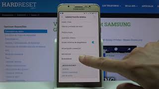 Cómo restablecer configuración de red en Samsung Galaxy J7 2016  reiniciar ajustes de red [upl. by Scheck]