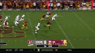 Zachariah Branch Punt Return Touchdown vs Stanford  2023 College Football Week Two [upl. by Yremrej]