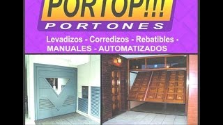 Portones Levadizos desde 1994  Wasap 3487508095  Portopcomar [upl. by Sonitnatsnoc]