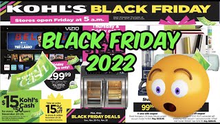 KOHLS BLACK FRIDAY 2022  ELECTRONICS APPLIANCES amp MORE [upl. by Aicac]