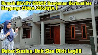 RUMAH KOMERSIL 200JUTAAN READY STOCK MATERIAL BANGUNANNYA BERKUALITAS BANGET [upl. by Mariele849]