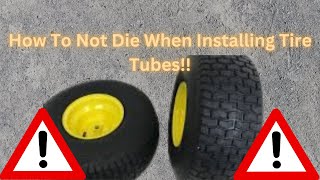 How To Easily Replace Tractor Tire Tubes [upl. by Narhem]