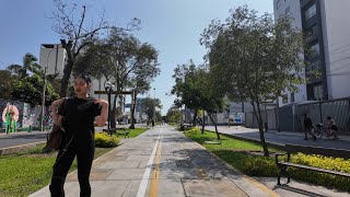 Recorrido por algunas cuadras de la Av Arequipa en Lima Perú 2024 [upl. by Eizeerb]