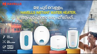 Get monsoonready with Havells Instant Water Heaters [upl. by Shandy]