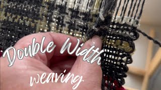 How to double your weaving width on a Rigid Heddle Loom [upl. by Eirrehs]