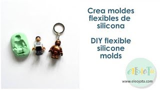 Haz moldes flexibles de silicona  ELEOJOTA00  TUTORIAL [upl. by Maire]