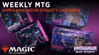 Weekly MTG  Kamigawa Neon Dynasty Unboxing [upl. by Yornek]