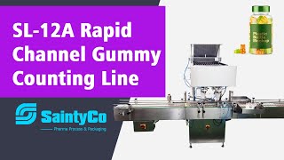 SL12A Rapid Channel Gummy Counting LineSaintyCo [upl. by Rudolf]