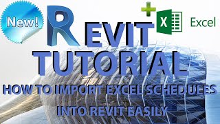 How To Insert Excel Files into Revit  Tutorial on how to importinsert Excel files into Revit [upl. by Kcirddahc980]