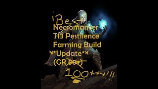 ABSOLUTE VERY BEST Necromancer Pestilence Farming Build GR 130  Diablo 3 Patch 26 [upl. by Nimrak671]