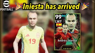 Free Iniesta in efootball 2025 efootball [upl. by Him316]