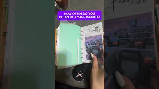 How often do you clean out or add in your inserts planner reset [upl. by Allenrac]