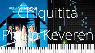 🎹 Piano SoloChiquitita Phillip KeverenSynthesia Piano Tutorial [upl. by Yaner]