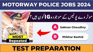 Motorway Police Jobs 2024  National Highway and Motorway Police Jobs Test Preparation Past Papers [upl. by Namlas142]