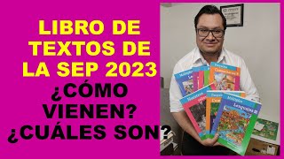 Soy Docente LIBRO DE TEXTOS DE LA SEP 2023 ¿CÓMO VIENEN ¿CUÁLES SON [upl. by Reena]