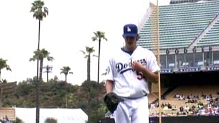 Kershaw strikes out seven in his MLB debut [upl. by Aymik]