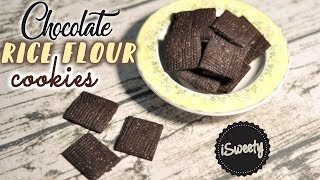 Chocolate Rice Flour Cookies Recipe Gluten Free [upl. by Ditter]