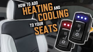 Installing Heating and Cooling Seat Ventilation Units  LeatherSeatscom Tech Tips [upl. by Keen]