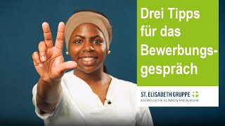 Ausbildung in der Pflege  Tipps für das Bewerbungsgespräch [upl. by Toms]