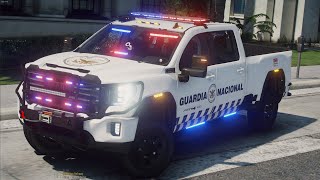 GTA 5 POLICIA  NUEVA CAMIONETA GUARDIA NACIONAL  TheAxelGamer [upl. by Osswald784]