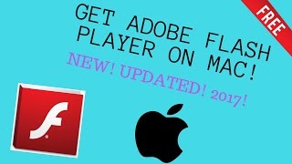 HOW TO INSTALL ADOBE FLASH PLAYER ON MacOS NEW 2017 UPDATED FREE [upl. by Akenihs]