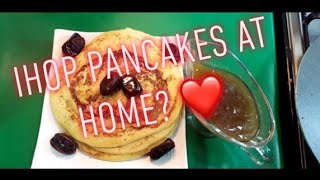 iHop Pancakes Recipe at home  Maple Syrup Recipe [upl. by Anivlem]