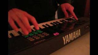 Yamaha PSS270 test mode [upl. by Eimmelc]