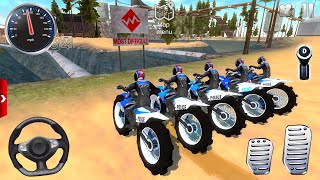 US Police Dirt Bike Stunt Racing Simulator 3D  Offroad Outlaws Android  IOS Gameplay Walkthrough [upl. by Dulcy993]