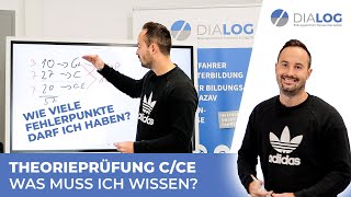 Was muss ich zur Theorieprüfung CCE wissen LKWBerufskraftfahrer  DIALOG BZ [upl. by Egwin]