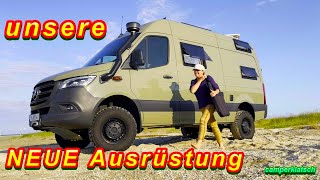 Neues Wohnmobilzubehör für den schönsten Kastenwagen der Welt😍4x4 Allrad Mercedes Sprinter [upl. by Trebmal]