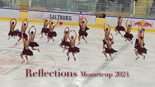 Reflections 🇫🇮 Mozartcup 2024 Short Program  Synchronized skating [upl. by Mayne]