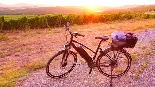 Fahrradtour durch den Pinienwald Toskana  Orbetello PortoSanto Stefano in Italien  Bike Tour Rom [upl. by Stalder]