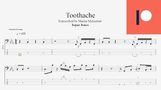 Topaz Jones  Toothache bass tab [upl. by Araz893]