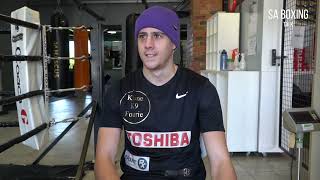 Kaine Fourie quotIn Boxing you only get 1 life not 9 Katlego Khanyisaquot Gauteng Title fight next [upl. by Durrej]