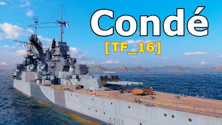 World of WarShips Condé  7 Kills 272K Damage [upl. by Aisatsanna31]