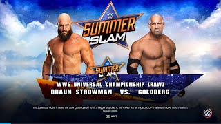 quotWWE 2K23 Predicts Braun Strowman vs Goldberg  Whos the True Monsterquot [upl. by Aia742]