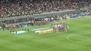 2023 Football Italy National Anthem in Stadio San Siroサッカー イタリア代表 国歌斉唱＠サン・シーロスタディオ・ジュゼッペ・メアッツァ [upl. by Sevy84]