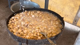 Último día de campamento hicimos chicharrones de porky 🐷Mariskero ya se cansó [upl. by Nylirem773]