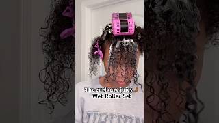 Curly to Straight Wout Flat Irons tresstoimpress hairvideos hairtrends hair beauty [upl. by Cavanaugh155]