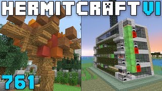 Hermitcraft VI 761 Hermit Rail Network Gets Its First Line [upl. by Bogie244]